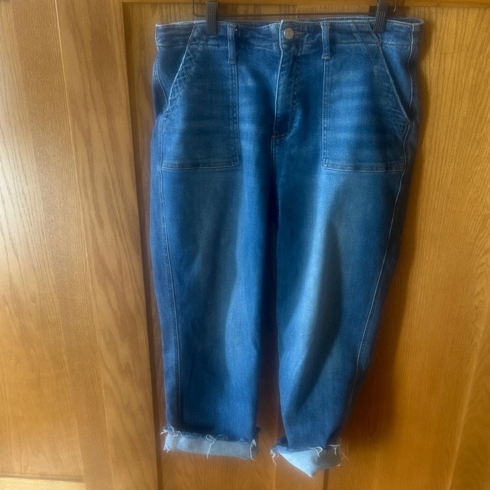 Women’s Boyfriend Jeans - Blue Casual Relaxed Fit